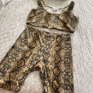 12th tribe welcome to the jungle snake skin bike set